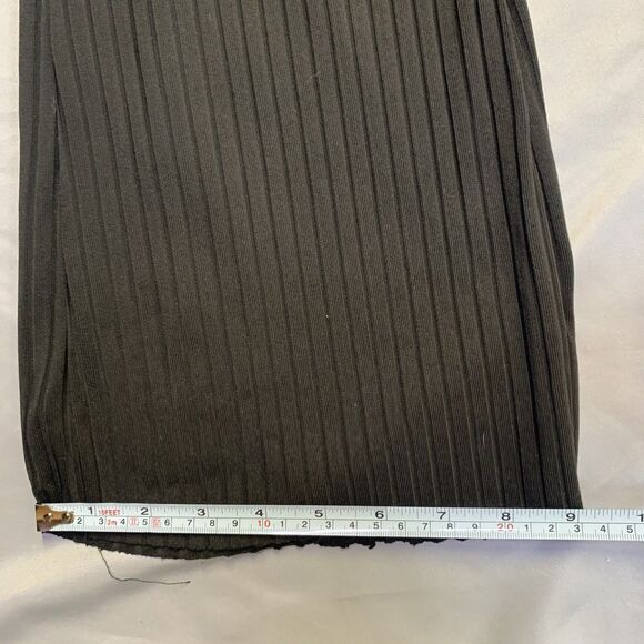 Shein Woman's Bell Bottom Leggings 26x30 Black 70s Hippie Stretchy Elastic - Picture 5 of 5